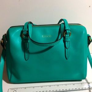 Coach Doctor Satchel Bag, Green, Cross Body